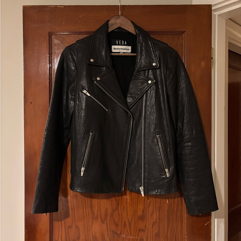 Reformation x Veda - “Bad Leather Jacket”